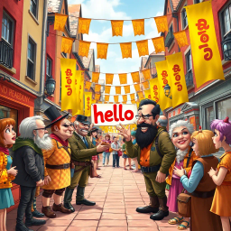 Whose Hello Is It Anyway? - Text-based game