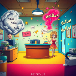 Whose Hello Is It Anyway? - Text-based game