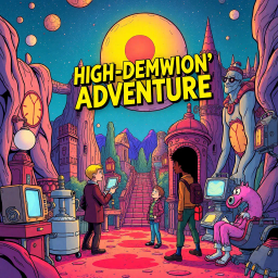 Penny Dreadful's High-Dimension Adventures - Text-based game