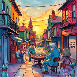 Mirthful Mayhem: Whose Hello Is It Anyway? - Text-based game