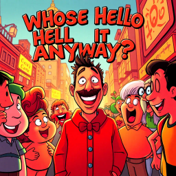 Whose Hello Is It Anyway? - Text-based game
