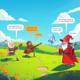 Whose Adventure Is It Anyway? - Text-based game