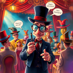 Whose Hat Is It Anyway? - Text-based game