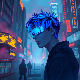 Neon Haze: Mind Over Matter - Text-based game