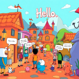 Whose Hello Is It Anyway? - Text-based game