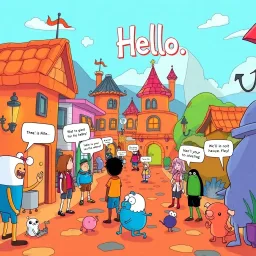 Whose Hello Is It Anyway? - Text-based game