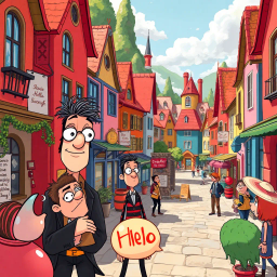 Whose Hello Is It Anyway? - Text-based game