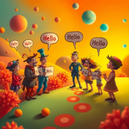 Whose Hello Is It Anyway? - Text-based game