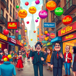 Whose Hello is it, Anyway? - Text-based game