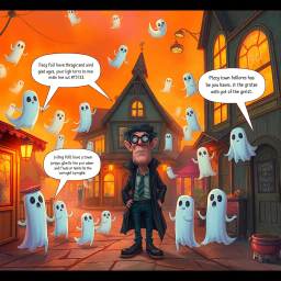 Hello, Whose Ghost is it Anyway? - Text-based game