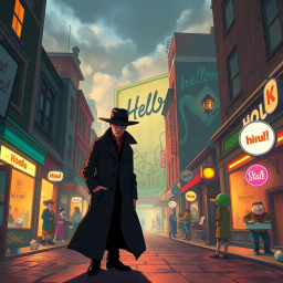 Whodunit: The Great Hello - Text-based game