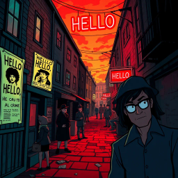 Whodunit: The Hello Conspiracy - Text-based game