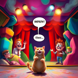 Whose Line is it Anyway... In Another Dimension? - Text-based game