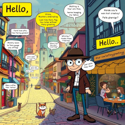 Whose Hello Is It Anyway? - Text-based game