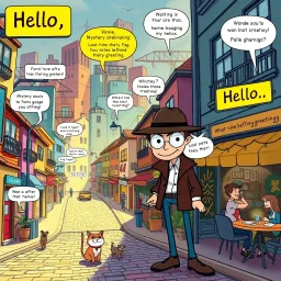Whose Hello Is It Anyway? - Text-based game