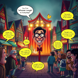 Whose Laugh Is It Anyway? - Text-based game