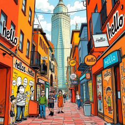 Whose Hello Is It Anyway? - Text-based game