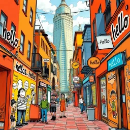 Whose Hello Is It Anyway? - Text-based game