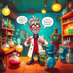 Whose Lab Is It Anyway? - Text-based game