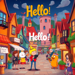 Whose Hello Is It Anyway? - Text-based game