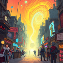 ChronoRift: Right on Time - Text-based game