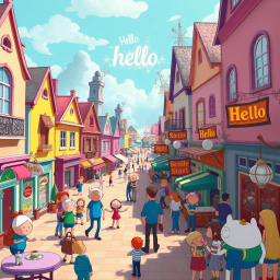 Whose Hello Is It, Anyway? - Text-based game