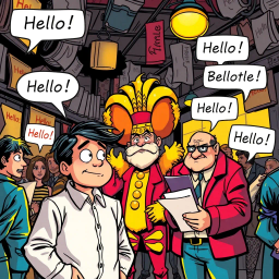 Whose Hello Is It Anyway? - Text-based game