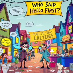 Whose Hello Is It Anyway? - Text-based game