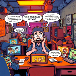 Whose Hello Is It Anyway? - Text-based game