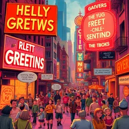 Whose Hello Is It Anyway? - Text-based game