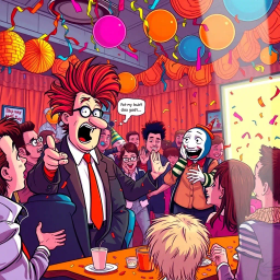 Whose Mirth Is It Anyway? - Text-based game