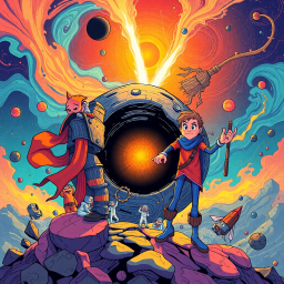 Chronicles of the Cosmic Janitor - Text-based game