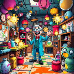 Whose Lab Is It, Anyway? - Text-based game