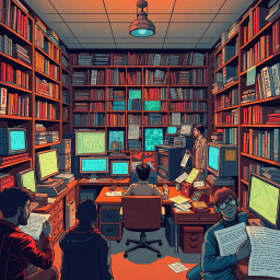 Papers, Please! The Great Preprint Heist - Text-based game