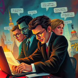 Chronicles of the Conflicted Communiqué - Text-based game