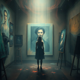 Whispers of the Abandoned Canvas - Text-based game