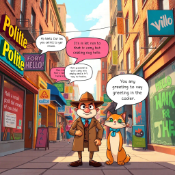 Whose Hello Is It Anyway? - Text-based game