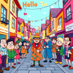 Whose Hello Is It Anyway? - Text-based game