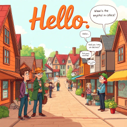 Whose Hello is it Anyway? - Text-based game