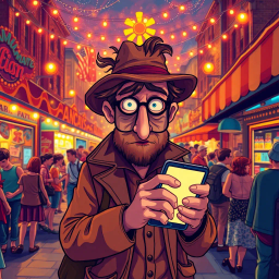 Whose Phone Is This, Anyway? - Text-based game