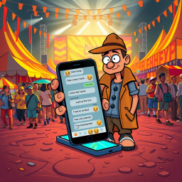 Whose Phone Is This, Anyway? - Text-based game