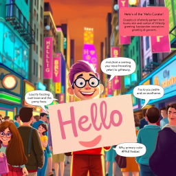 Whose Hello Is It Anyway? - Text-based game