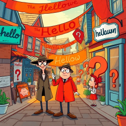 Whose Hello Is It Anyway? - Text-based game