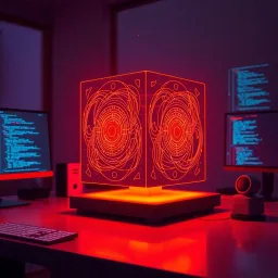 Spinning Glyph Cube - Text-based game