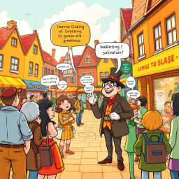 Whose Hello Is It Anyway? - Text-based game