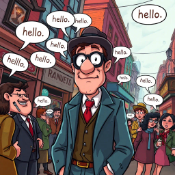 Who's Hello Is It Anyway? - Text-based game