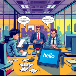 Whose Hello Is It Anyway? - Text-based game