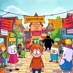 Whose Hello is it Anyway? - Text-based game