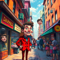 Whose Face Is It Anyway? - Text-based game