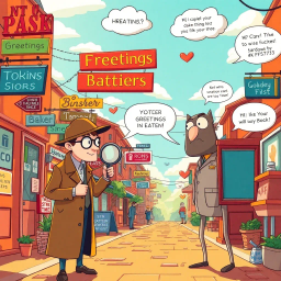 Whose Hello Is It Anyway? - Text-based game